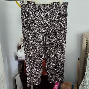 Rafaella Animal Print Trousers